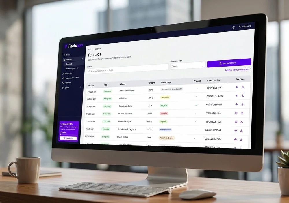 Autónomos usando Factuapp