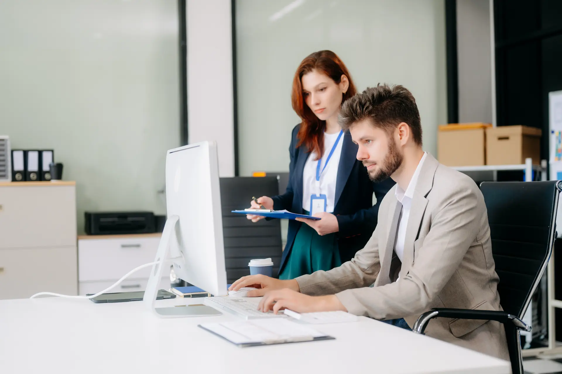 Vista del software de facturación